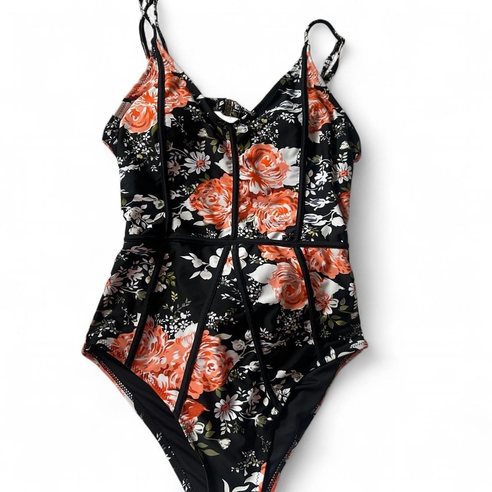 Cupshe medium women's floral one piece swimsuit